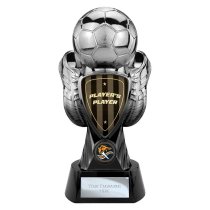 Tournament Football Trophy | Players Player | Black & Silver | 245mm