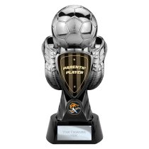 Tournament Football Trophy | Parents Player | Black & Silver | 245mm