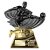 Power Strike Football Trophy | Player of the Match | Black & Gold | 200mm - PX26193B