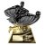 Power Strike Football Trophy | Thank You Coach | Black & Gold | 180mm - PX26194A
