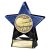 Superstar Football Trophy | Most Improved | Blue & Black | 110mm - PM25053A