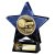 Superstar Football Trophy | Player of the Year | Blue & Black | 140mm - PM25057B