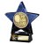 Superstar Football Trophy | Top Goalscorer | Blue & Black | 140mm - PM25060B