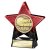 Superstar Football Trophy | Most Improved | Red & Black | 110mm - PX25053A