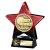 Superstar Football Trophy | Most Improved | Red & Black | 140mm - PX25053B