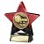 Superstar Football Trophy | Player of the Year | Red & Black | 110mm - PX25057A