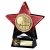 Superstar Football Trophy | Players Player | Red & Black | 140mm - PX25058B