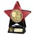 Superstar Football Trophy | Top Goalscorer | Red & Black | 140mm - PX25060B