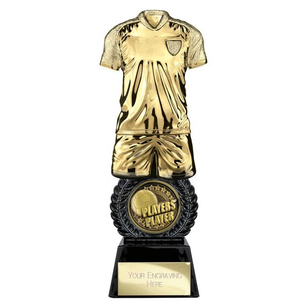 Intensity Football Trophy | Players Player | Gold | 260mm