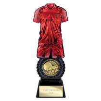 Intensity Football Trophy | Managers Player | Red | 260mm