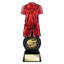Intensity Football Trophy | Player of the Match | Red | 260mm