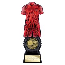 Intensity Football Trophy | Player of the Year | Red | 260mm
