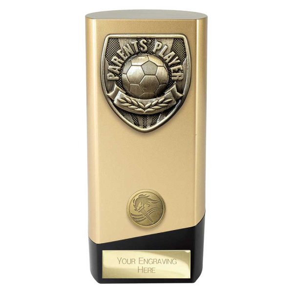 Prime Cobra Football Trophy | Parents Player | Gold | 160mm