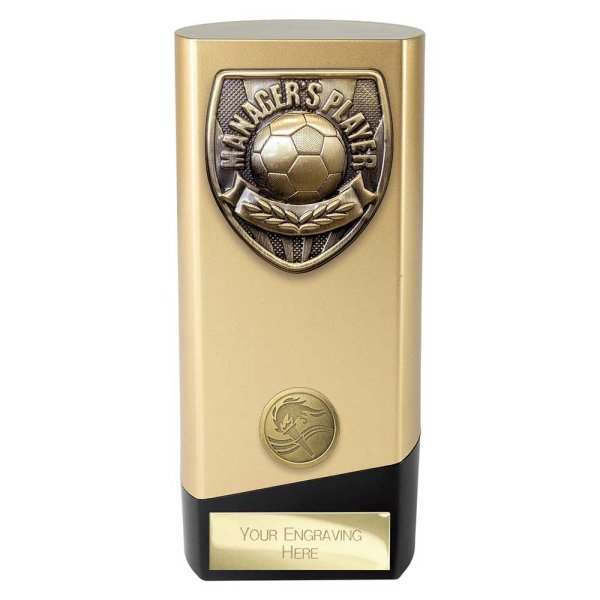 Prime Cobra Football Trophy | Managers Player | Gold | 160mm