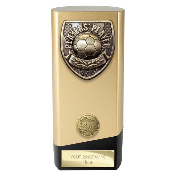 Prime Cobra Football Trophy | Players Player | Gold | 160mm