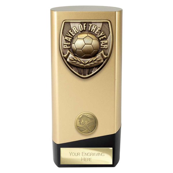 Prime Cobra Football Trophy | Player of the Year | Gold | 160mm