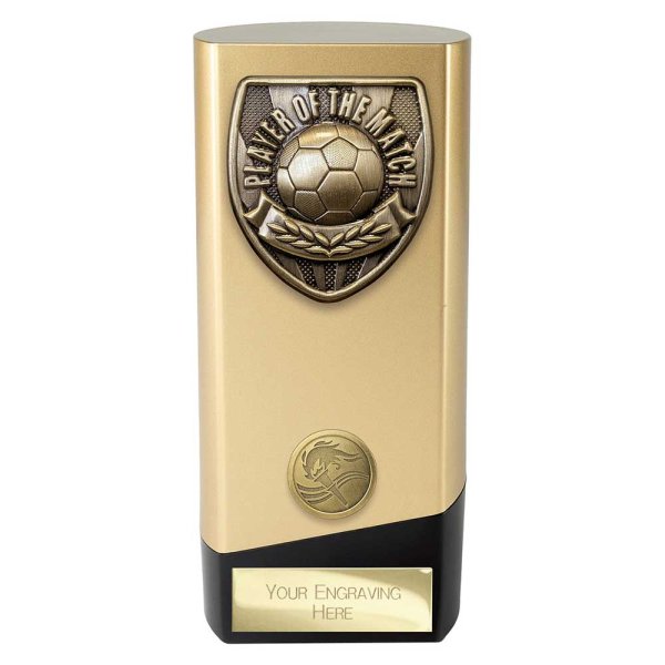 Prime Cobra Football Trophy | Player of the Match | Gold | 160mm