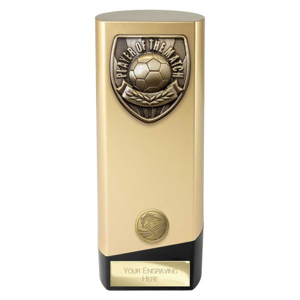 Prime Cobra Football Trophy | Player of the Match | Gold | 190mm