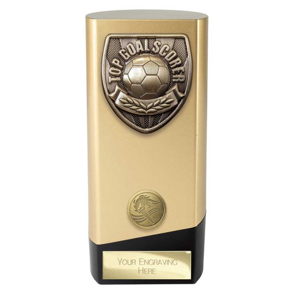 Prime Cobra Football Trophy | Top Goal Scorer | Gold | 160mm