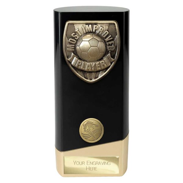 Prime Cobra Football Trophy | Most Improved | Black | 160mm