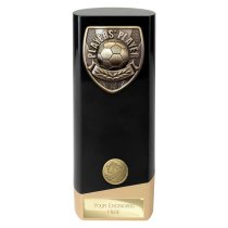 Prime Cobra Football Trophy | Players Player | Black | 190mm