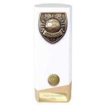 Prime Cobra Football Trophy | Top Goal Scorer | White | 190mm