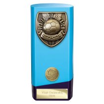 Prime Cobra Football Trophy | Player of the Match | Blue | 160mm