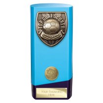 Prime Cobra Football Trophy | Top Goal Scorer | Blue | 160mm