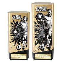 Prime Heavyweight Football Trophy | Male | Player of the Match | Gold | 160mm