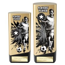 Prime Heavyweight Football Trophy | Male | Players Player | Gold | 190mm