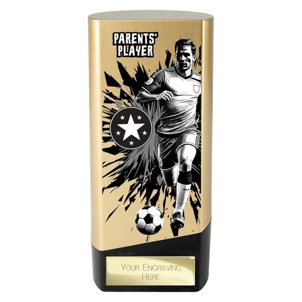 Prime Heavyweight Football Trophy | Male | Parents Player | Gold | 160mm