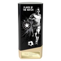 Prime Heavyweight Football Trophy | Male | Player of the Match | Black | 160mm