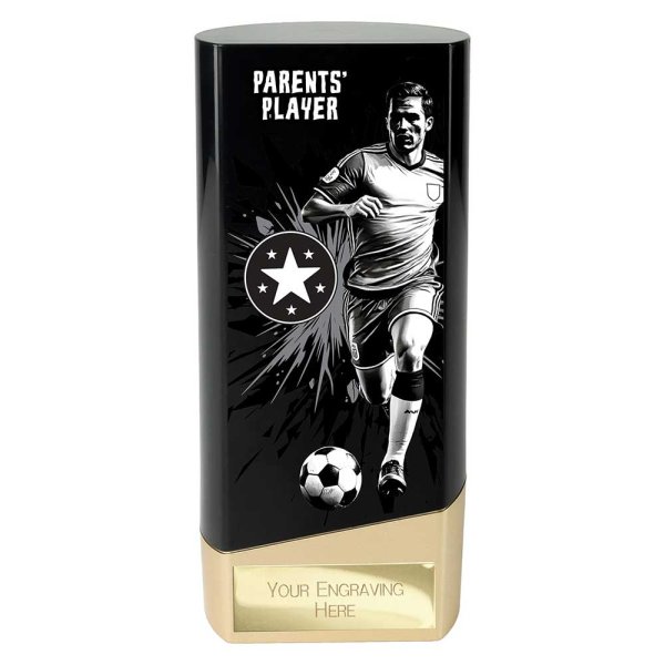 Prime Heavyweight Football Trophy | Male | Parents Player | Black | 160mm