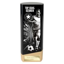 Prime Heavyweight Football Trophy | Male | Top Goal Scorer | Black | 190mm