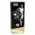 Prime Heavyweight Football Trophy | Male | Coaches Player | Black | 160mm - PK26139A