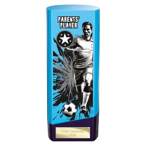Prime Heavyweight Football Trophy | Male | Parents Player | Blue | 190mm