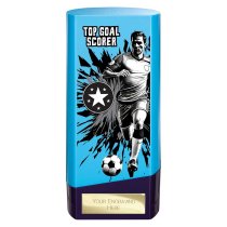 Prime Heavyweight Football Trophy | Male | Top Goal Scorer | Blue | 160mm