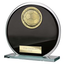 Seismic Superstar Football Trophy | Black | 125mm