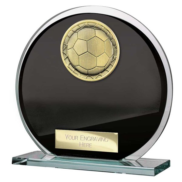 Seismic Superstar Football Trophy | Black | 125mm