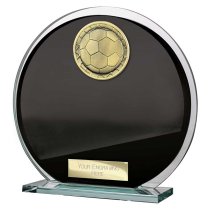 Seismic Superstar Football Trophy | Black | 145mm
