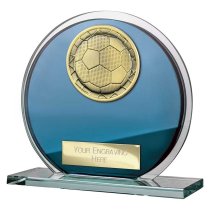 Seismic Superstar Football Trophy | Blue | 105mm