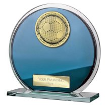Seismic Superstar Football Trophy | Blue | 125mm