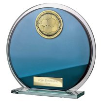Seismic Superstar Football Trophy | Blue | 145mm