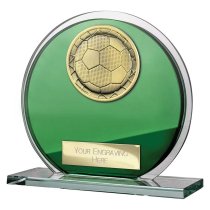 Seismic Superstar Football Trophy | Green | 105mm