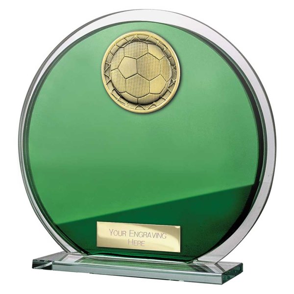 Seismic Superstar Football Trophy | Green | 145mm