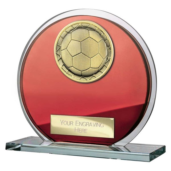 Seismic Superstar Football Trophy | Red | 105mm
