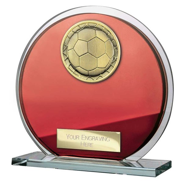 Seismic Superstar Football Trophy | Red | 125mm