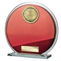 Seismic Superstar Football Trophy | Red | 145mm