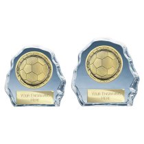 Superstars Sub Zero Football Glass Trophy | 90mm