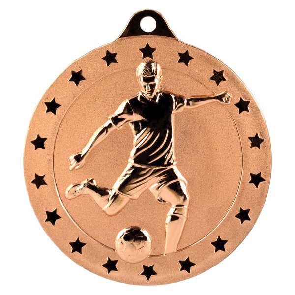 Cascade Stars Football Medal | Bronze | 70mm